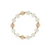 COLOURED STONE BEAD BRACELET COLOURED STONE BEAD BRACELET