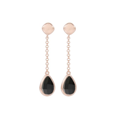 TEARDROP STONE EARRINGS
