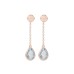 TEARDROP STONE EARRINGS