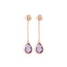 TEARDROP STONE EARRINGS