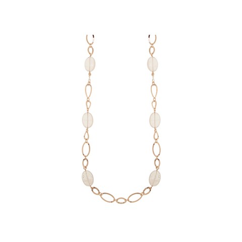 IRREGULAR LINK NECKLACE WITH AMETHYST IRREGULAR LINK NECKLACE WITH AMETHYST