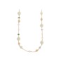 WHITE CORAL AND COLOURFUL STONES NECKLACE